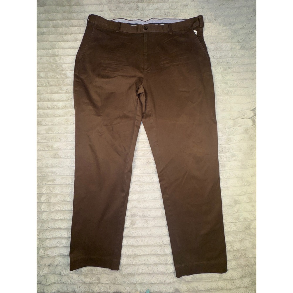 Brooks Brothers Pants Men's 42x30 Clark Fit Stretch Chino Khaki Brown Blue LOT 3 - Picture 7 of 16